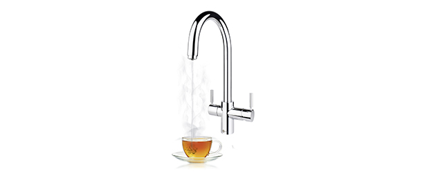 Special Edition Curved J Shape Steaming Hot Water Tap from InSinkErator